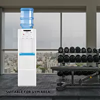 Suitable for Gym: Usha Aqua Genie Floor Standing Water Cooler. Suitable for Gym: Usha Aqua Genie Floor Standing Water Cooler.
