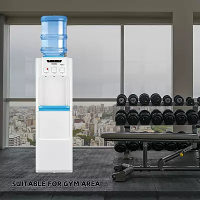 Suitable for Gym: Usha Aqua Genie Floor Standing Water Cooler. Suitable for Gym: Usha Aqua Genie Floor Standing Water Cooler.
