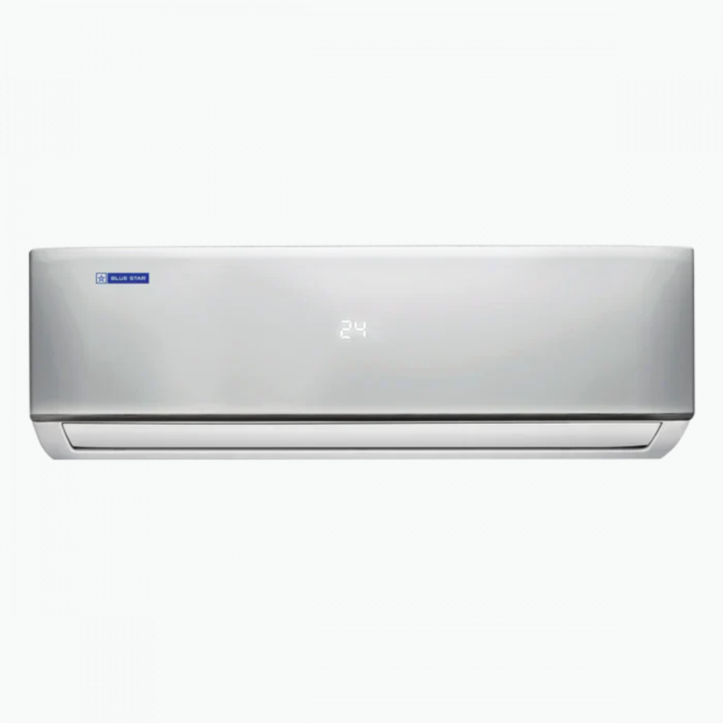 Blue Star Fixed Speed Split AC - 2 Ton 3 Star cooling a living room.