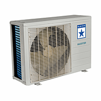 The Blue Star ID312ONU inverter AC efficiently cools a home office space. The Blue Star ID312ONU inverter AC efficiently cools a home office space.