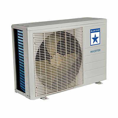 The Blue Star IE312ONU efficiently cools a small living room.