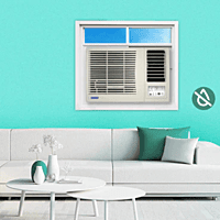 A person relaxing in a cool and comfortable room with the Blue Star WFB218LN