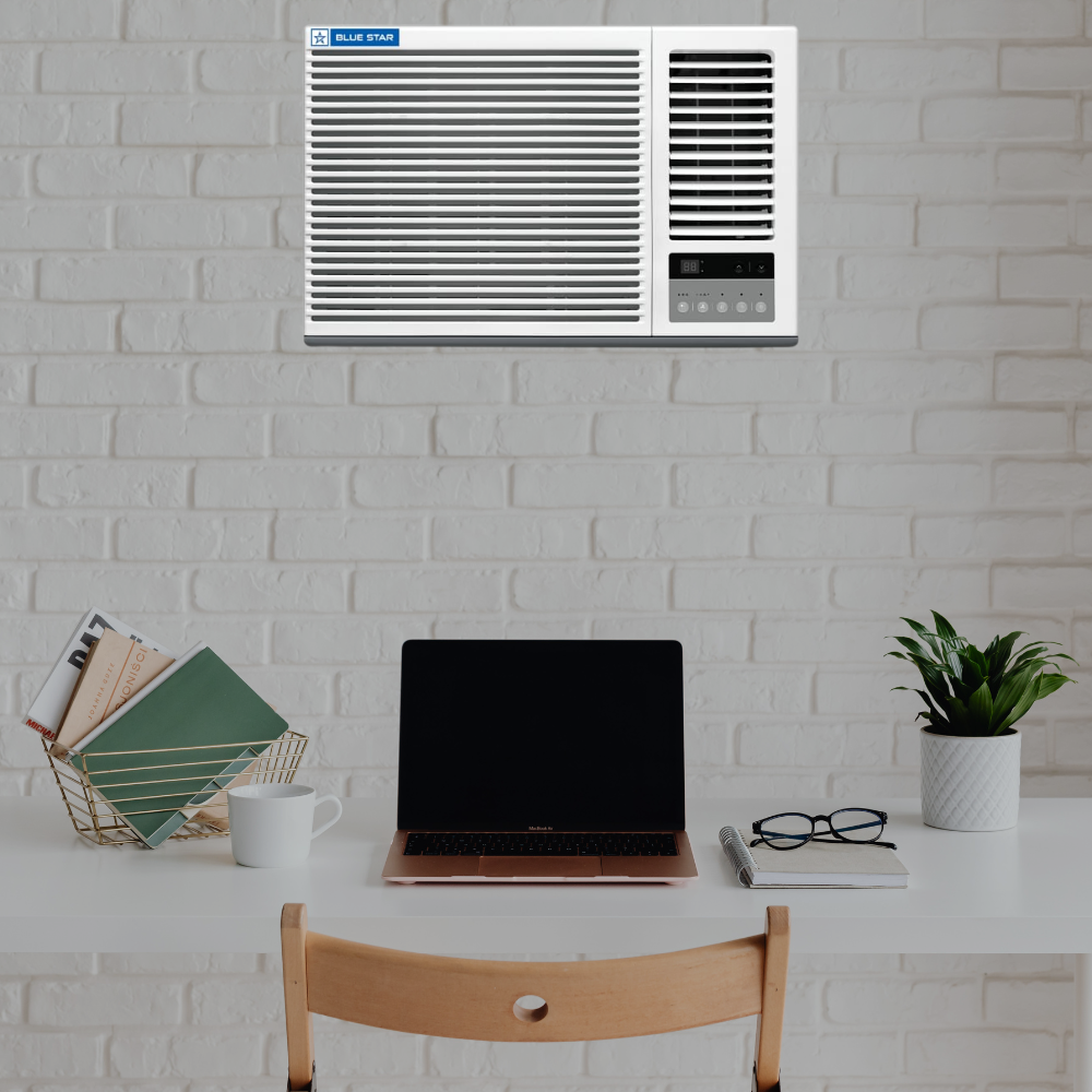 Enjoy a comfortable and refreshing indoor environment with the Blue Star AC-WFE318P. Enjoy a comfortable and refreshing indoor environment with the Blue Star AC-WFE318P.