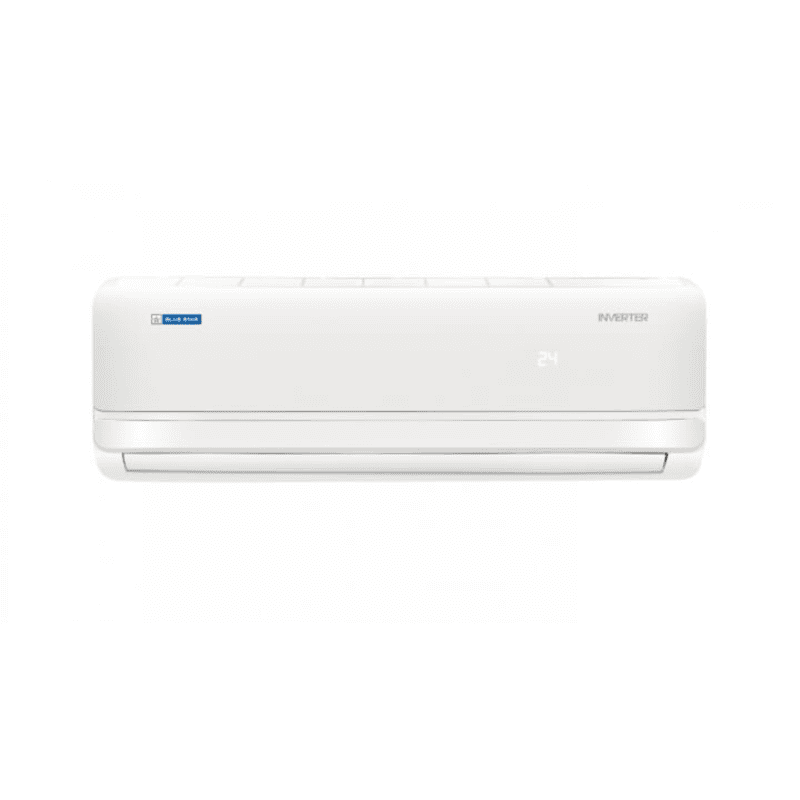 The Blue Star IC524BKURWK Inverter Split AC efficiently cools a living room.