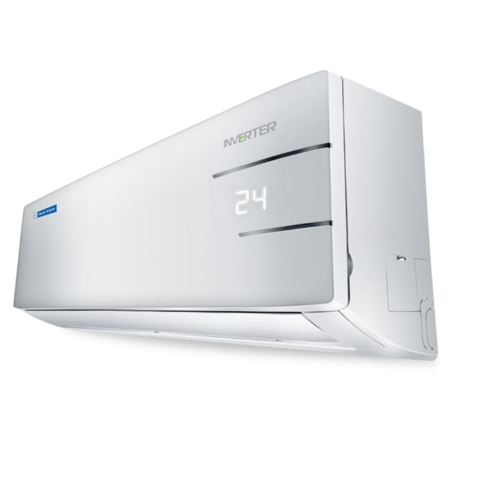 Blue Star ID312YNU with its remote control, highlighting its user-friendly interface and features. Blue Star ID312YNU with its remote control, highlighting its user-friendly interface and features.