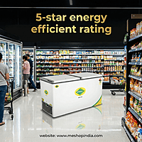 Large capacity Western deep freezer on roller wheels for easy movement.