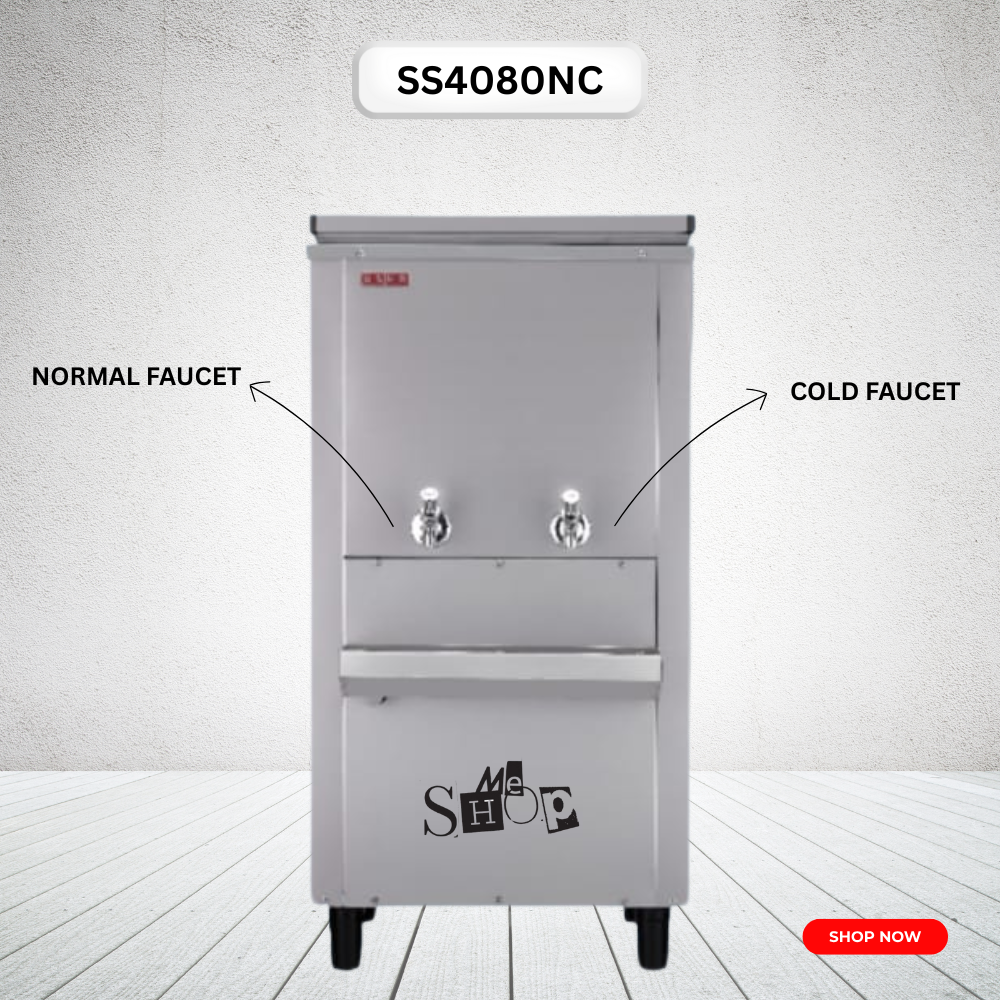Usha Stainless Steel Water Cooler SS4080NC with Normal & Cold Water Options.