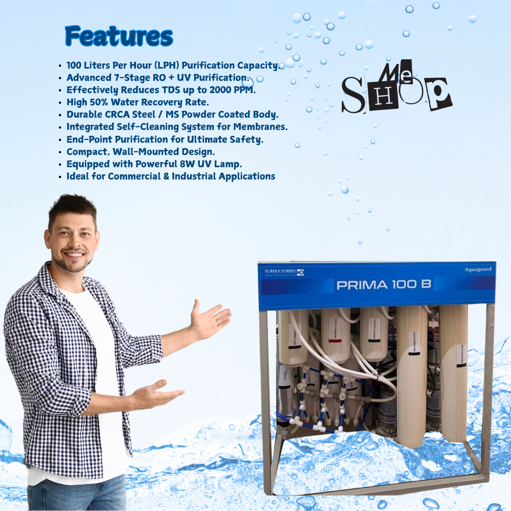 Buy Online Aqua guard Prima 100 B RO+UV Reverse Osmosis System.