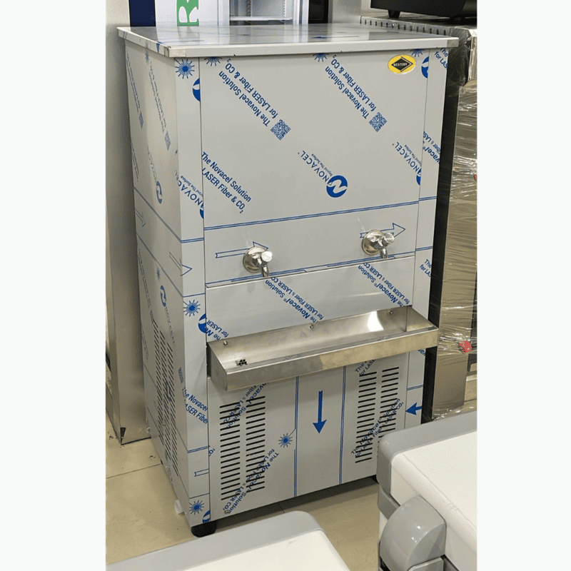 "Industrial-grade Western SWC6080 storage water cooler for large gatherings."