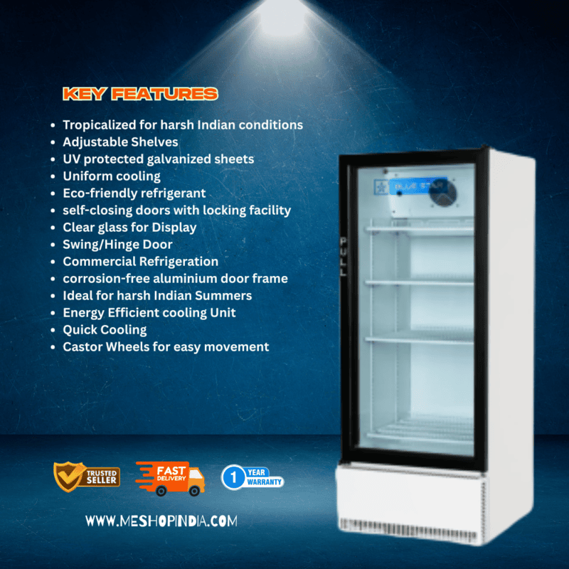 Heavy-duty freezer for reliable frozen food preservation.