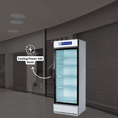 Robust deep freezer for bulk frozen food storage.