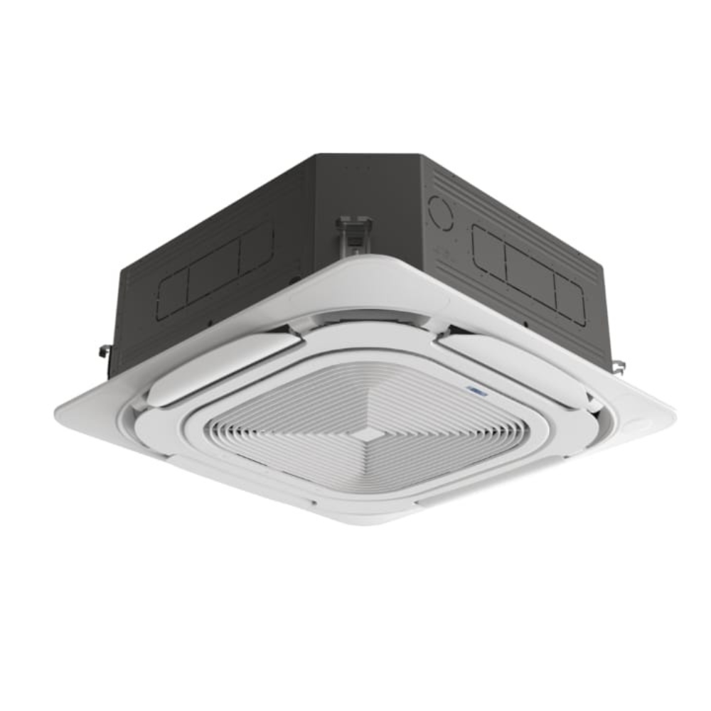 Ceiling-mounted AC unit, Blue Star.