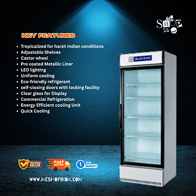 Extra-large freezer for reliable frozen food preservation.