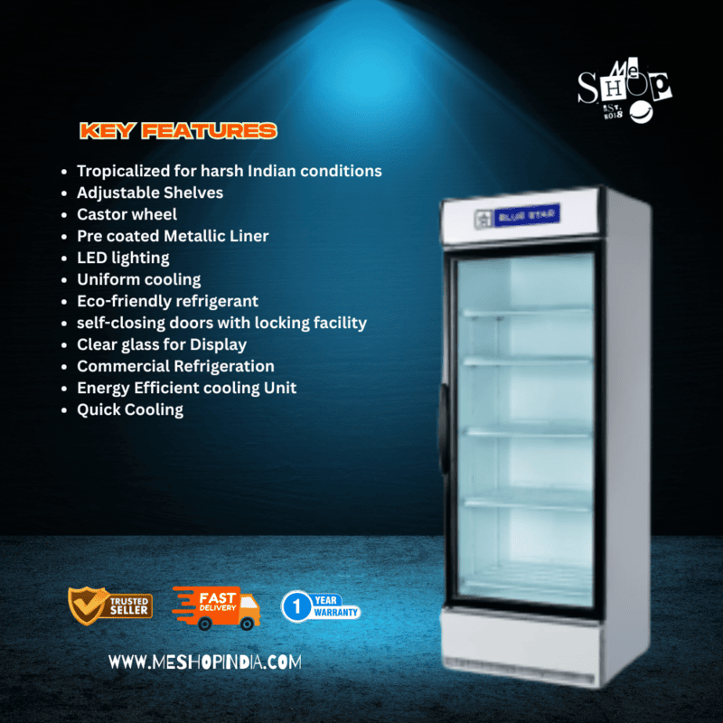Extra-large freezer for reliable frozen food preservation.