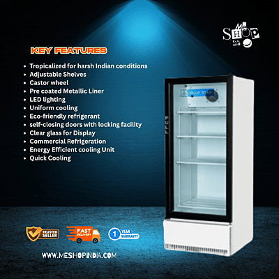 Extra-large freezer for reliable frozen food preservation.
