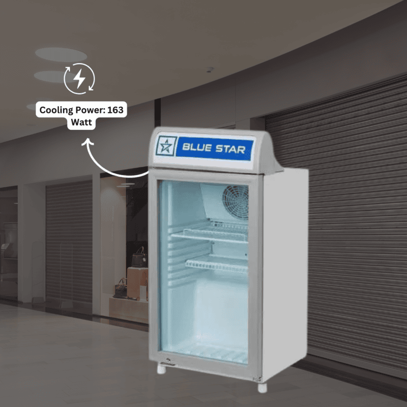 Blue Star visi cooler for countertops or limited areas.