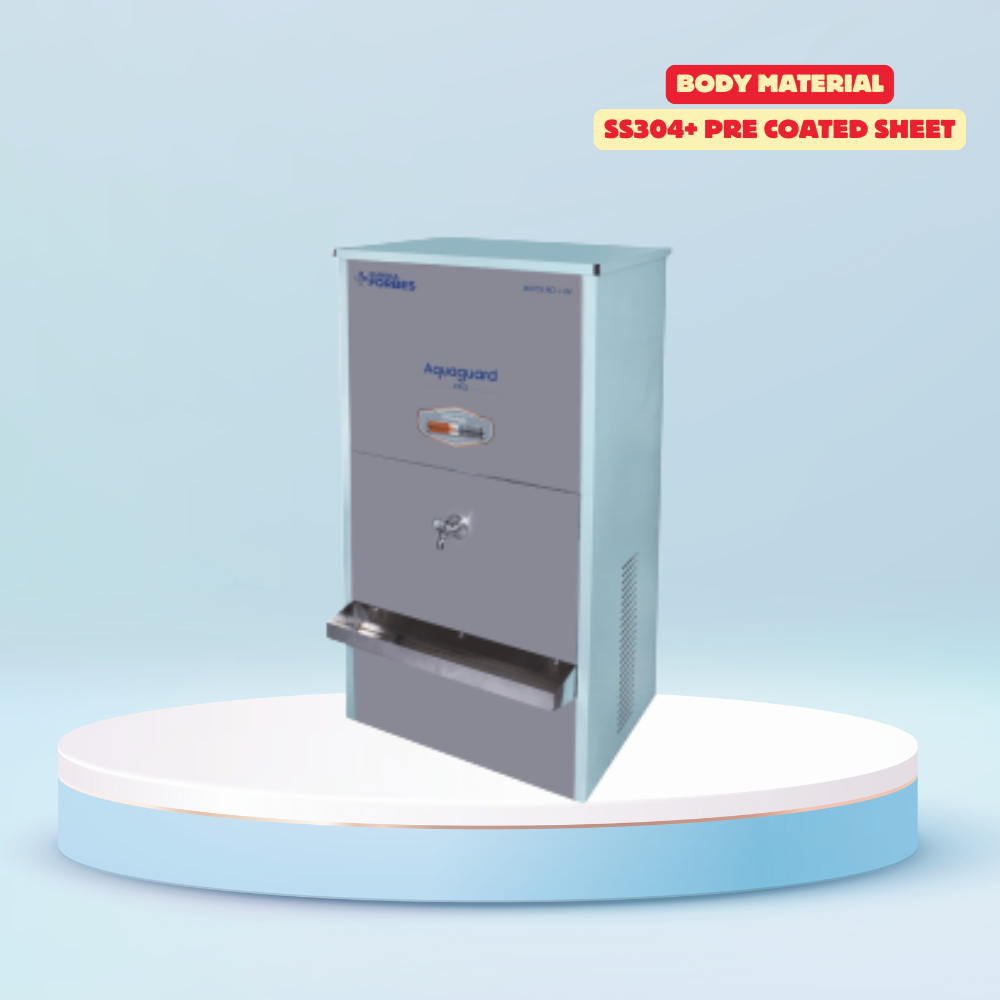 The durable partial stainless steel body of the Aquaguard Pro Pure Chill 40 PSS.