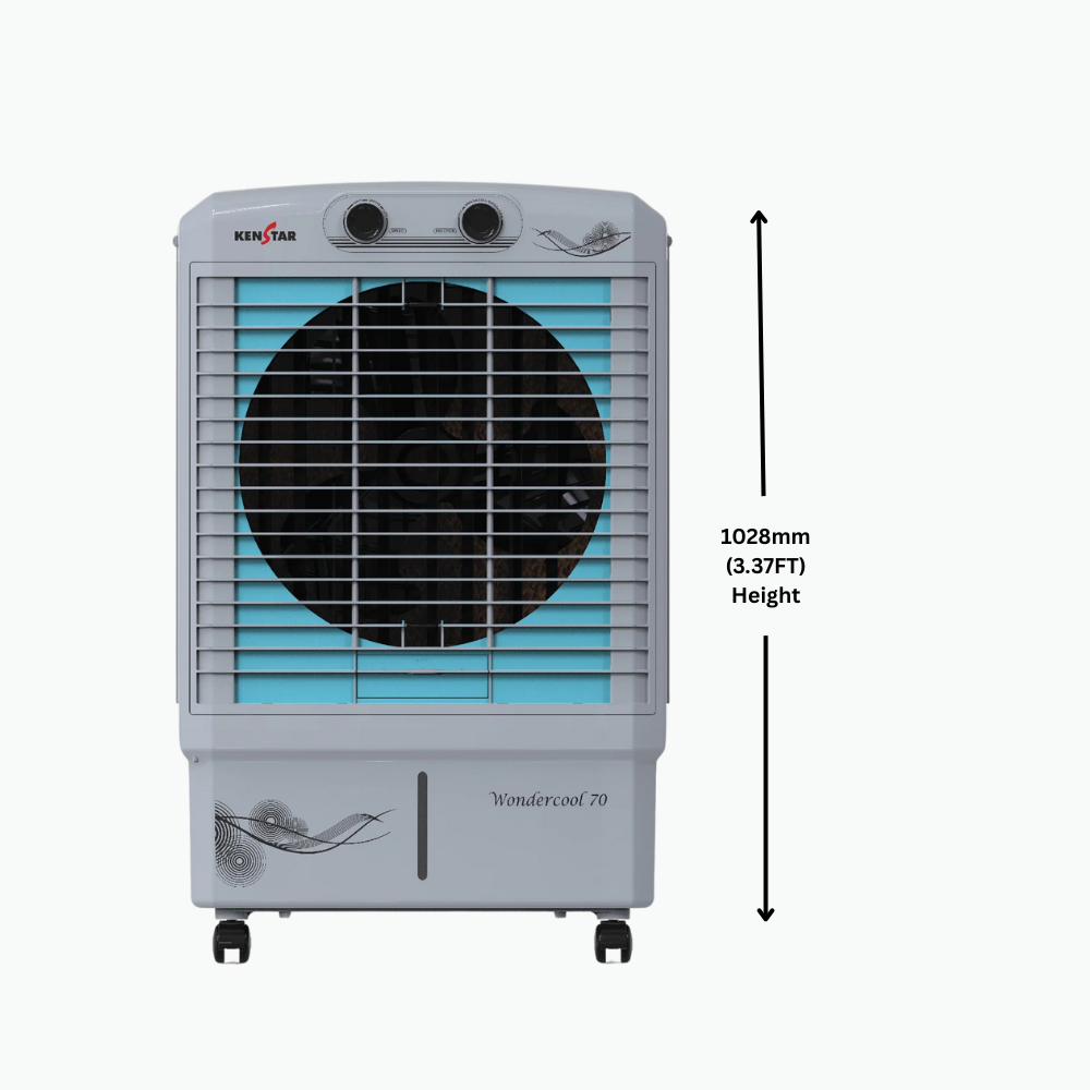 The KenStar Wonder Cool 70 liters air cooler, ready to cool your space.