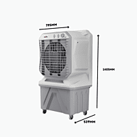 KenStar Aero Glide air cooler: 135 liters of intense cooling power.