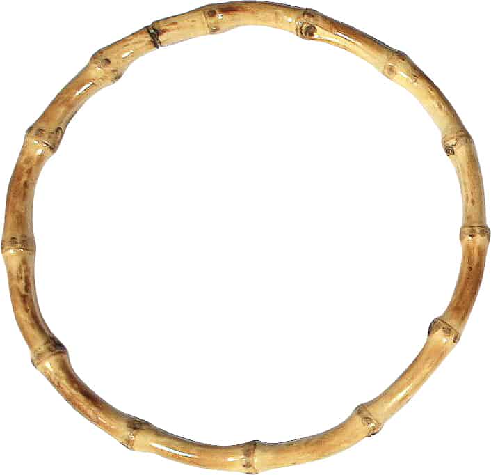 Coppia di Manici tondi in Bambù