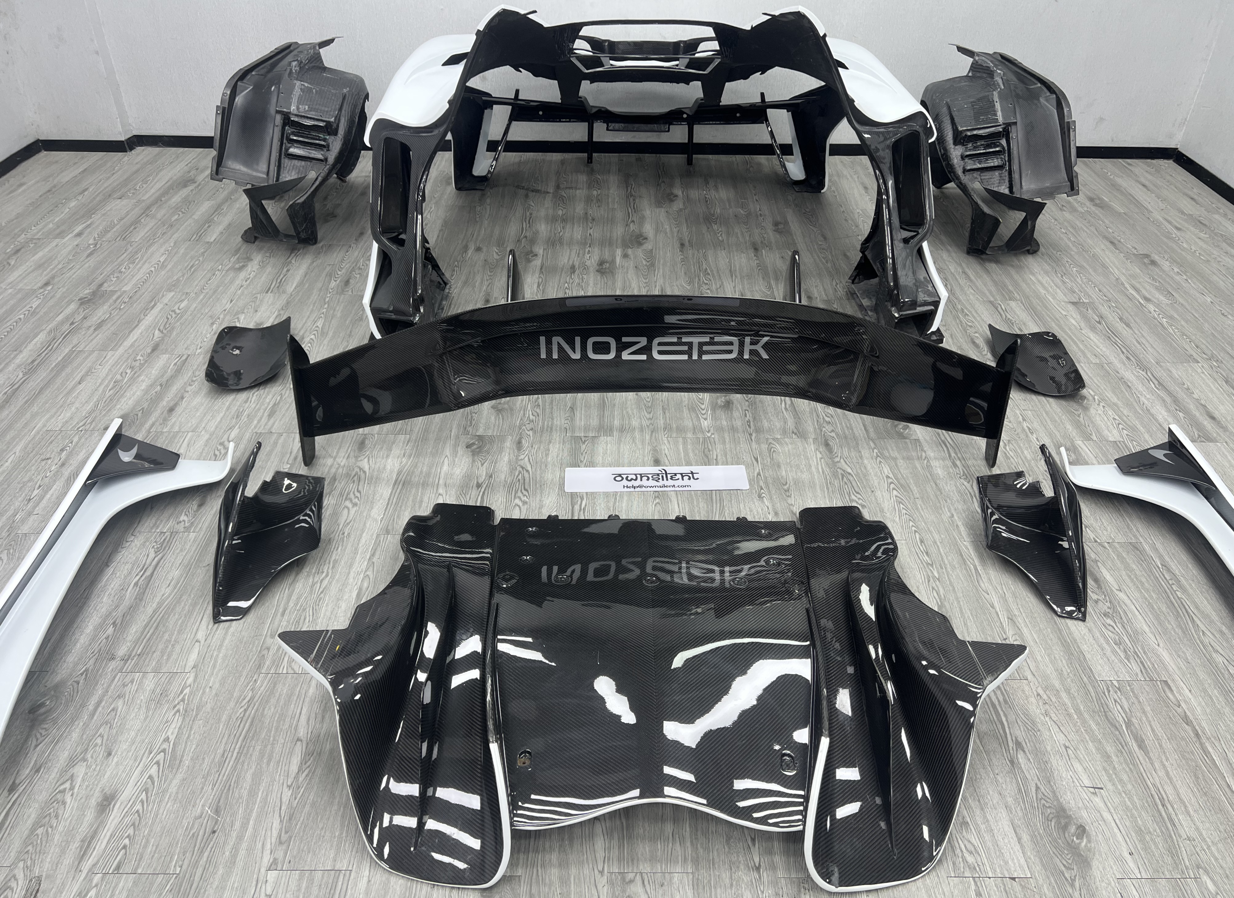 McLaren P1 (2013β2015) Full GTR-Style Autoclave Carbon Fiber Body Kit Upgrade