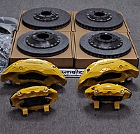 OWNSILENT Carbon-Ceramic Braking System For Porsche Cayenne GTS with Calipers & Pad