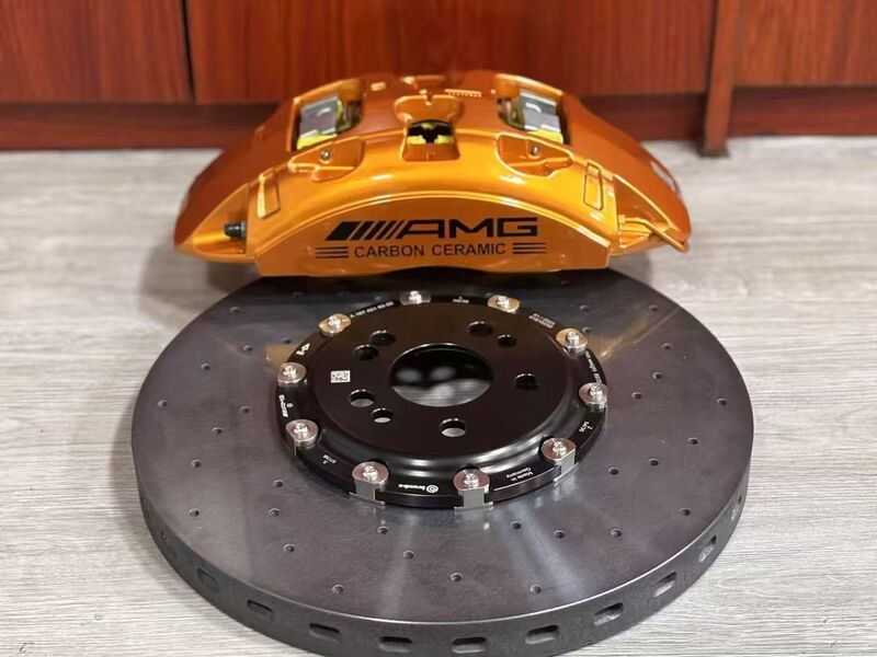 OWNSILENT Carbon-Ceramic Braking System for Mercedes-Benz S63 with Calipers and Pads