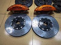 OWNSILENT Carbon-Ceramic Braking System for Mercedes-Benz S63 with Calipers and Pads