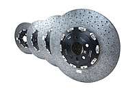 OWNSILENT Carbon-Ceramic Braking System for McLaren 650S with Calipers & Pads
