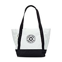 KIPLING SIDRA TOTE BAG - WHITE AND BLUE