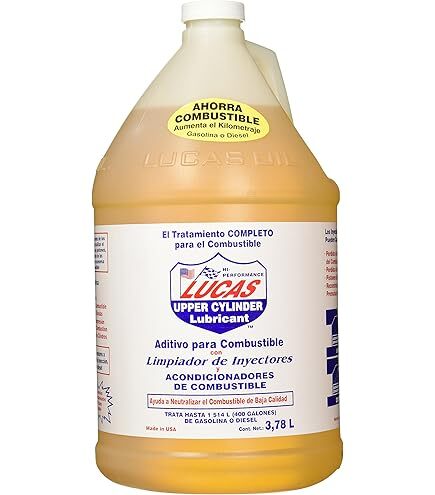 Lucas Upper Cylinder Lubricant With Injector Cleaners (The Complete Fuel Treatment) (1Gallon)