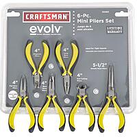 Craftsman Evolv Mini Pliers Set (Pack of 6)