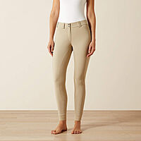 WMN Tri Factor Grip Full Seat Breech Tan Ariat