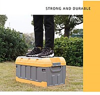 Best Selling Folding Car Storage Box Foldable Plastic Trunk Organizer with Lid