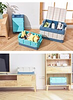 Best Selling Folding Car Storage Box Foldable Plastic Trunk Organizer with Lid