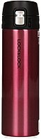 LOCK & LOCK HLHC3220RBR Feather Light Vacuum Tumbler, Ruby Red, 500 ml, Stainless Steel