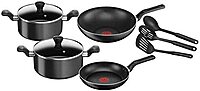 Tefal Non Stick Cookware Set Super Cook 9pcs Black B143S984