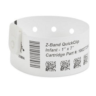 ZEBRA ZEB-10027729K ZBAND QUICKCLIP Paediatric 380/roll BOX3 ZEBRA ZEB-10027729K ZBAND QUICKCLIP Paediatric 380/roll BOX3