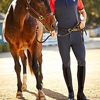 Men Tri Factor Grip Knee Patch Breech