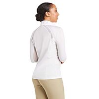 Ariat Women's Sunstopper Long Sleeve Show Shirt-White