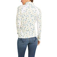 Ariat Women's 2.0 Sunstopper 1/4 Zip Baselayer-Petals&Ponies