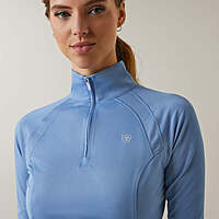 Ariat Ladies Sunstopper 2.0 1/4 Zip - Ashleigh Blue