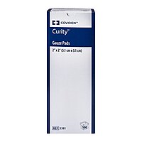 Curity™ Gauze Sponge – 2 × 2 Inch, 12-Ply, Sterile, 1 per Pack