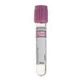 BD Vacutainer® K2 EDTA Whole Blood Tube 4 mL, Lavender Hemogard™ (367861)