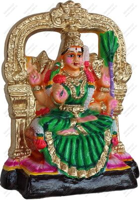 UNIKK Kamakshi Golu Doll Show Piece Made of Eco Friendly Paper Mache Multi Colour UNIKK Kamakshi Golu Doll Show Piece Made of Eco Friendly Paper Mache Multi Colour