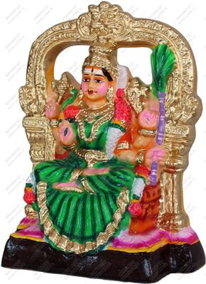 UNIKK Kamakshi Golu Doll Show Piece Made of Eco Friendly Paper Mache Multi Colour UNIKK Kamakshi Golu Doll Show Piece Made of Eco Friendly Paper Mache Multi Colour