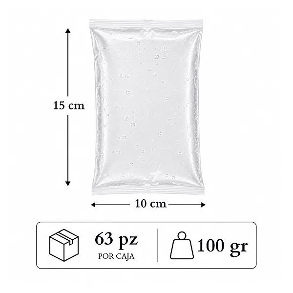 Gel Refrigerante 100Gr con 63pz