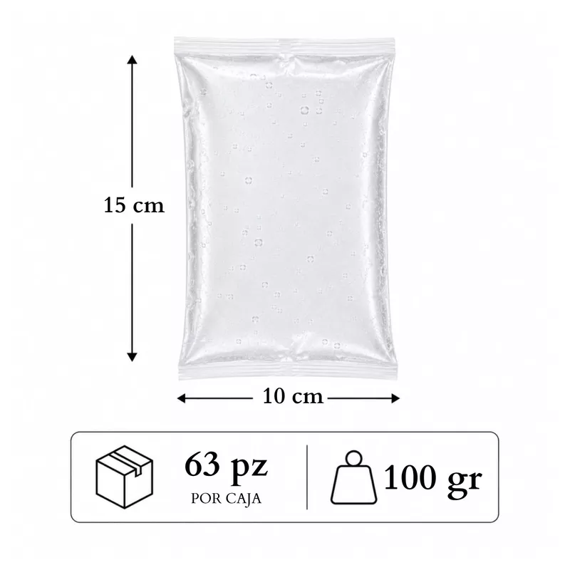 Gel Refrigerante 100Gr con 63pz