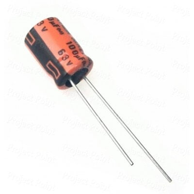 CAPACITOR 100UF 63V CAPACITOR 100UF 63V