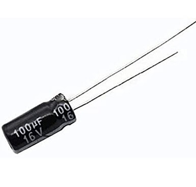 100uf/16v ELECTROLYTIC CAPACITOR